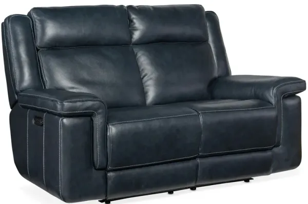 Montel Lay Flat Power Loveseat with Power Headrest & Lumbar