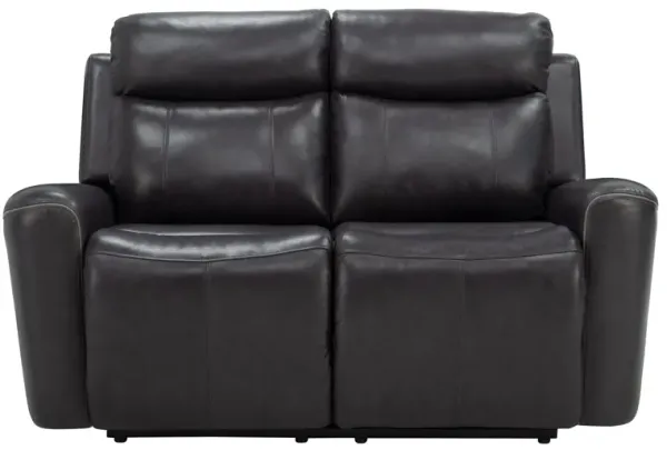 Ramona Leather Power Loveseat w/Power Headrest