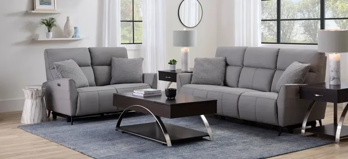 Delilah Power Loveseat w/Power Headrest