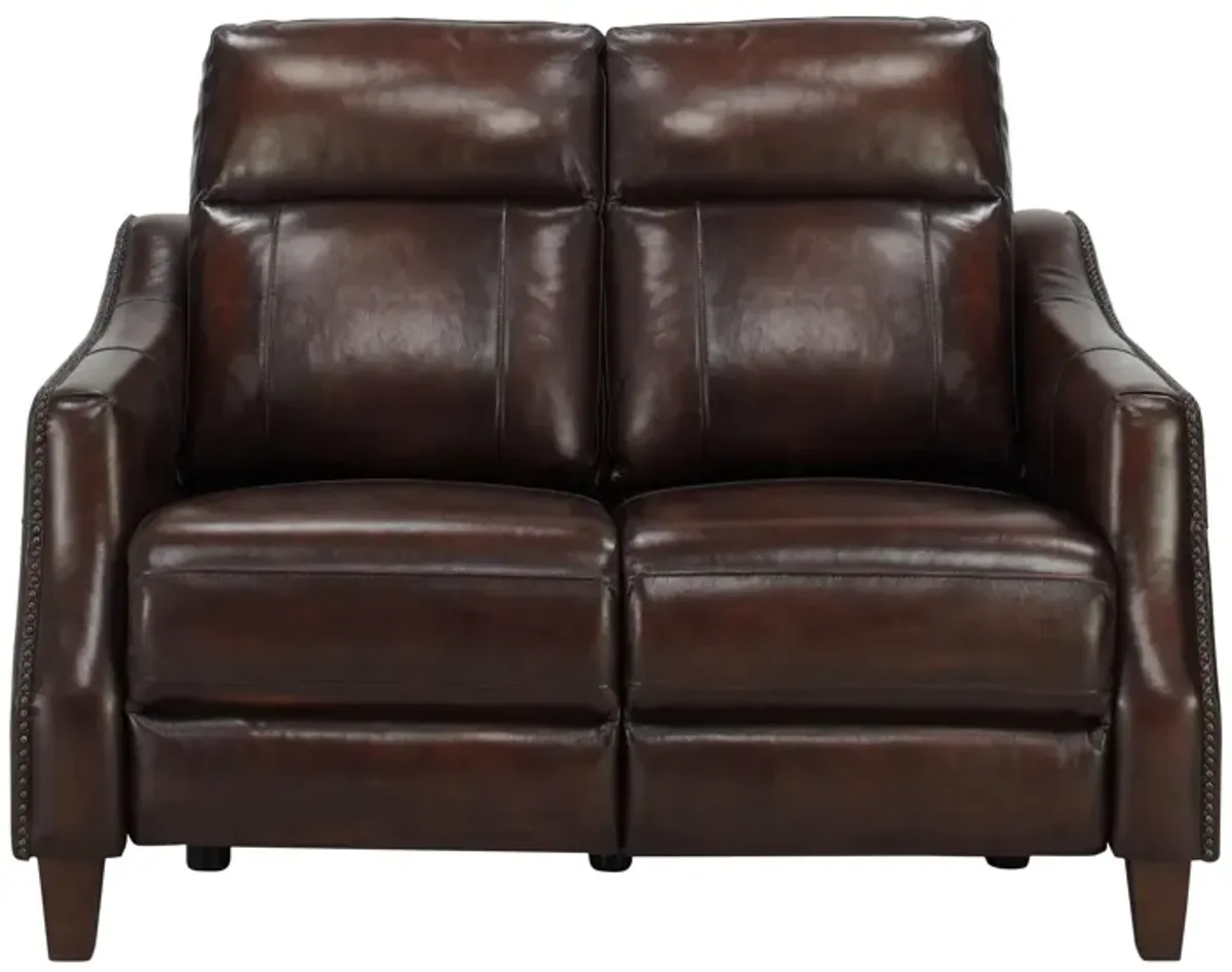 Thomas Power Loveseat with Power Headrest in Brown by Bellanest