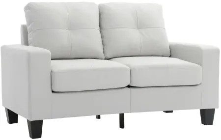 Newbury Modular Loveseat by Glory Furniture in White by Glory Furniture