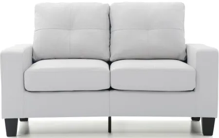 Newbury Modular Loveseat by Glory Furniture in White by Glory Furniture