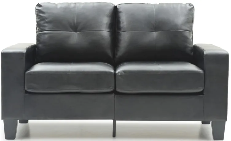 Newbury Modular Loveseat by Glory Furniture in Black by Glory Furniture