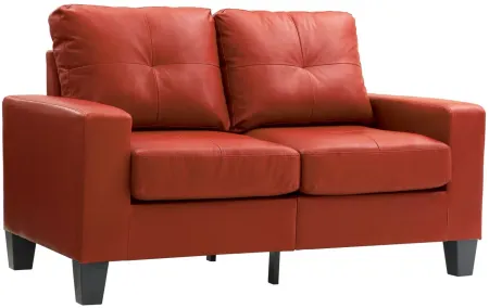 Newbury Modular Loveseat by Glory Furniture in Red by Glory Furniture