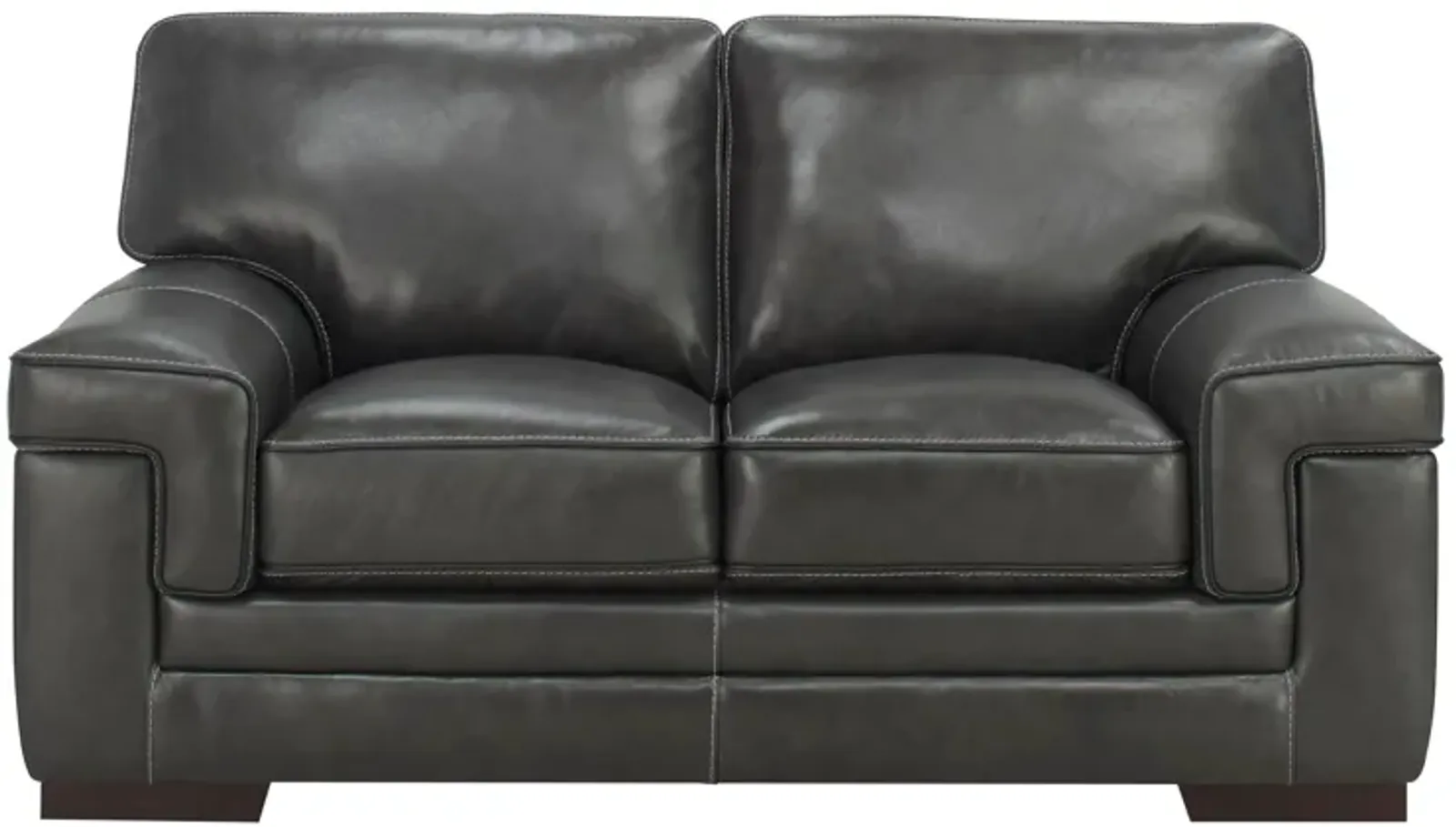 Colton Leather Loveseat