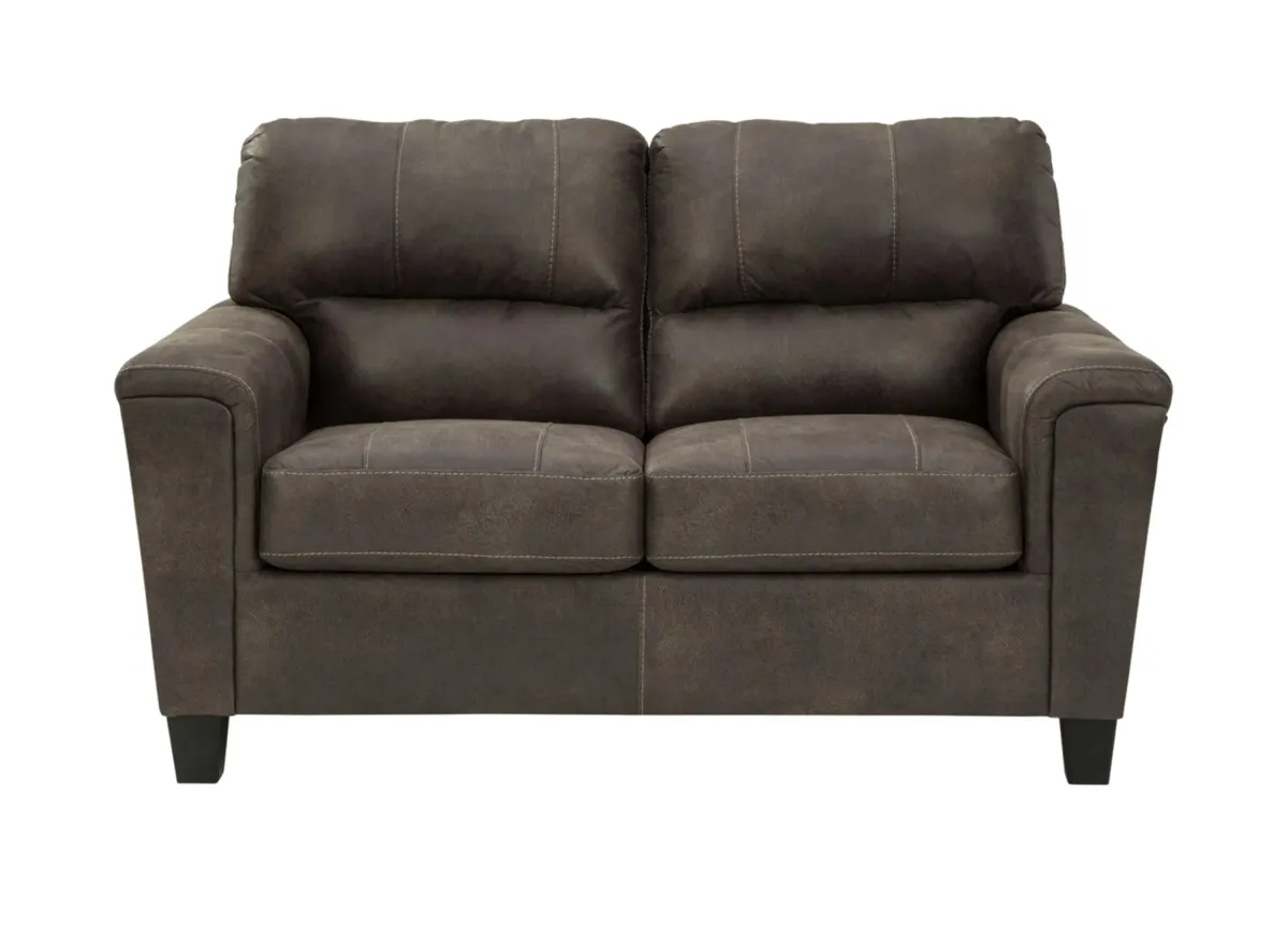 Navi Loveseat in Smoke by Ashley Furniture