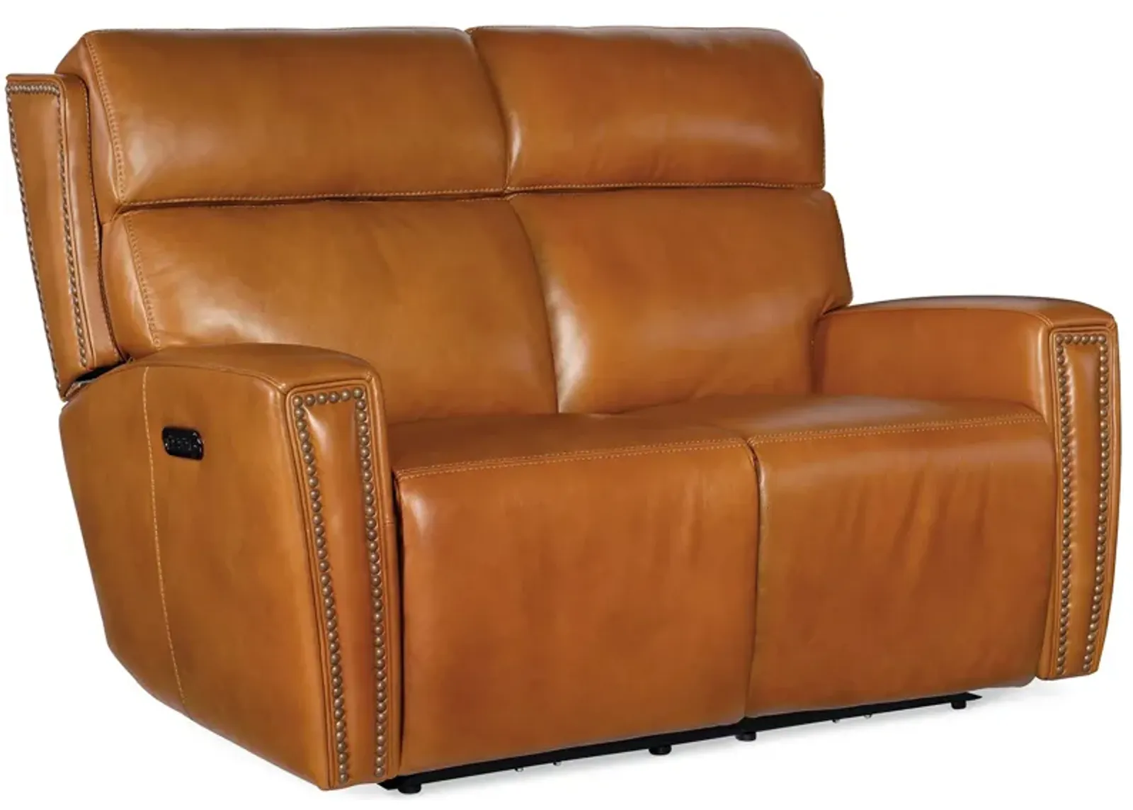 Ruthe Zero Gravity Power Recline Loveseat with Power Headrest in Derrick Honey by Hooker Furniture