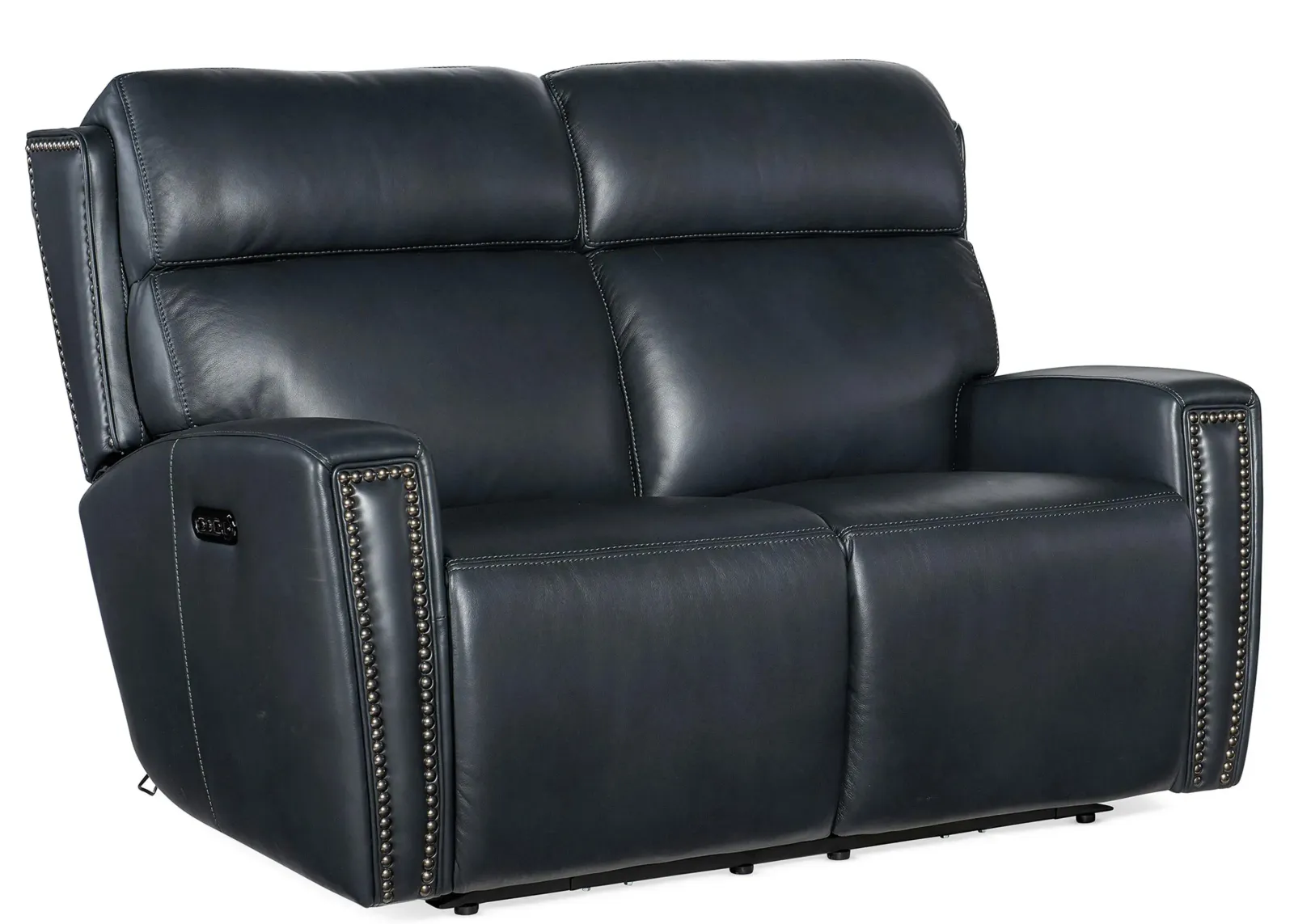 Ruthe Zero Gravity Power Recline Loveseat with Power Headrest in Salvo Denim by Hooker Furniture