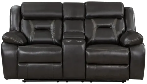 Austin Power Double Reclining Loveseat With Center Console