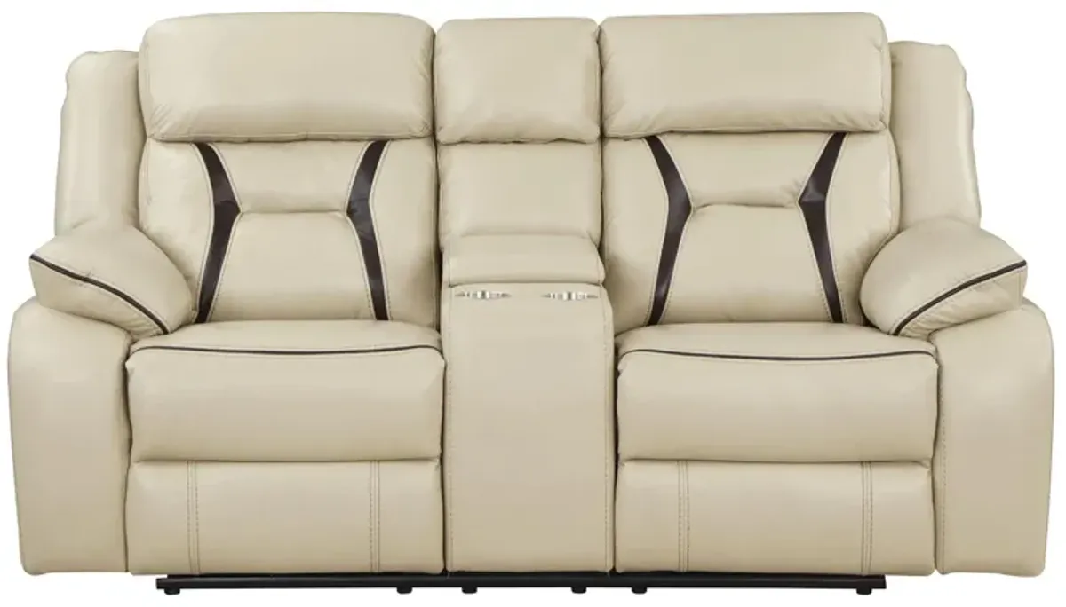 Austin Power Double Reclining Loveseat With Center Console