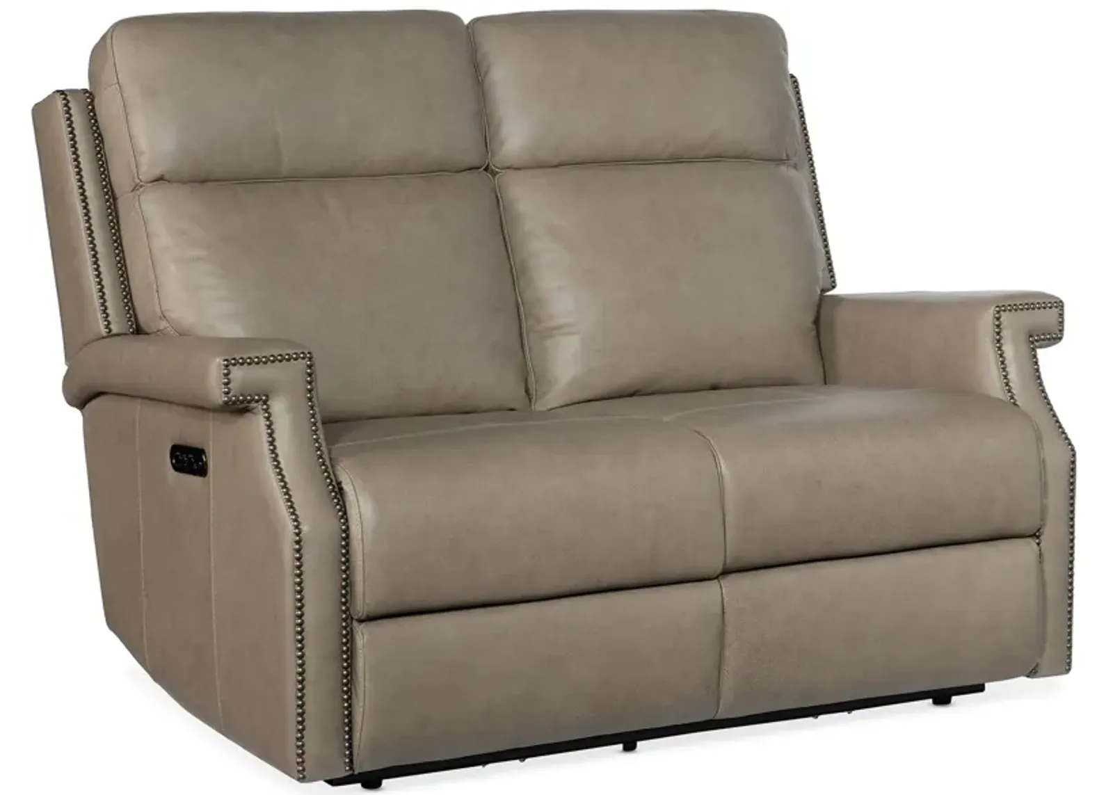 Vaughn Zero Gravity Loveseat with Power Headrest in Shattered Stone by Hooker Furniture