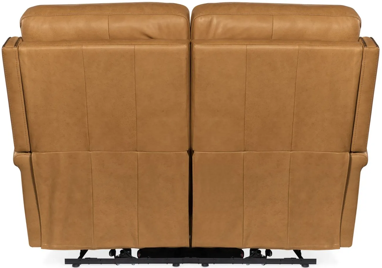 Vaughn Zero Gravity Loveseat with Power Headrest in Shattered Coin by Hooker Furniture