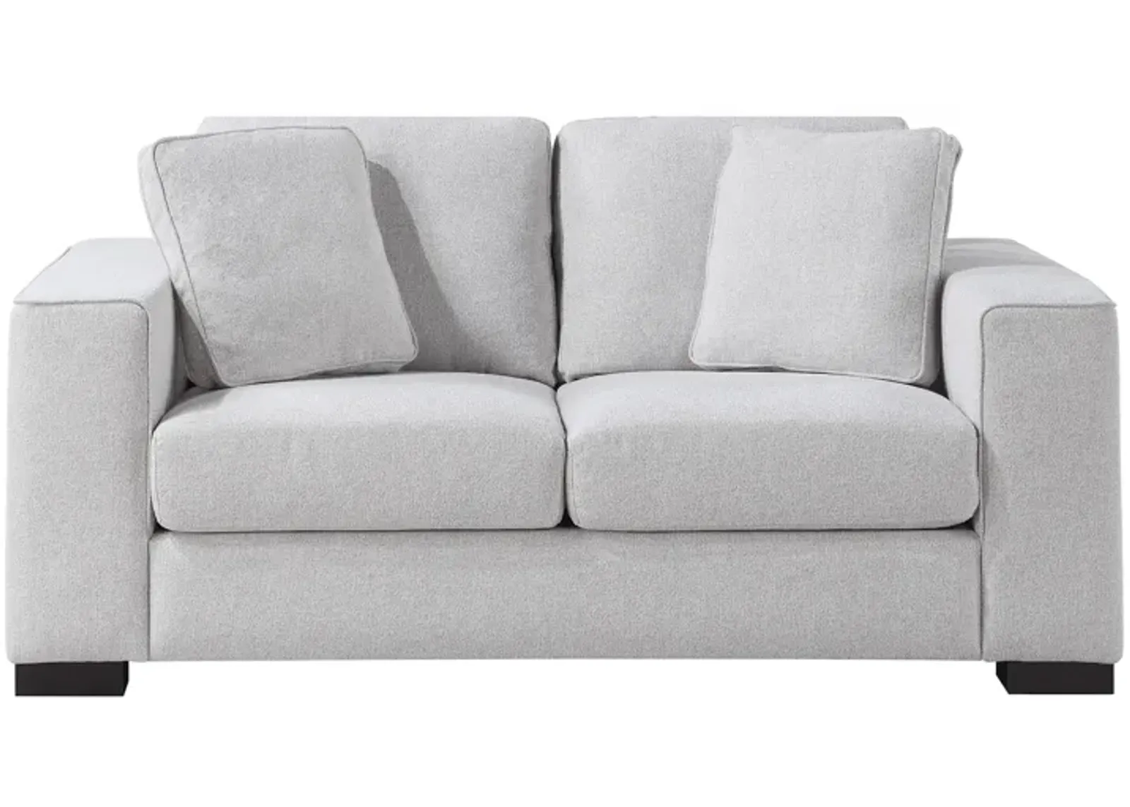 Hattie Love Seat in Gray by Homelegance