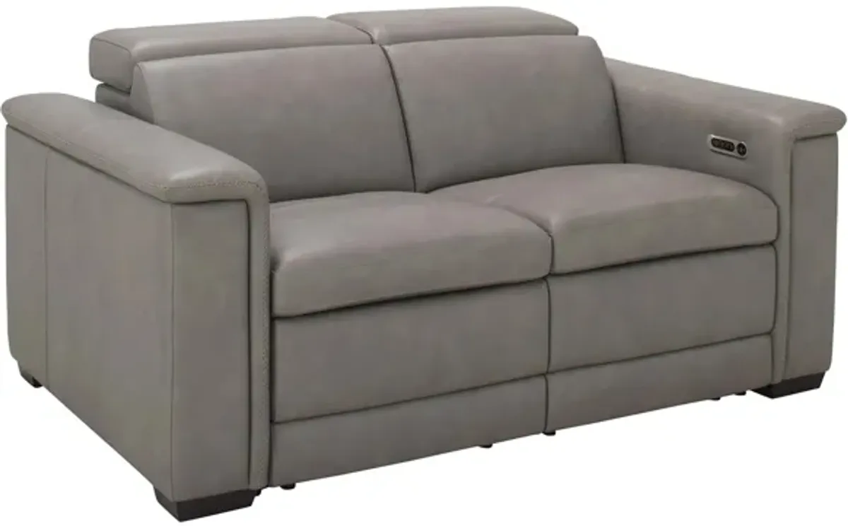 Finnegan Power Loveseat w/ Power Headrest