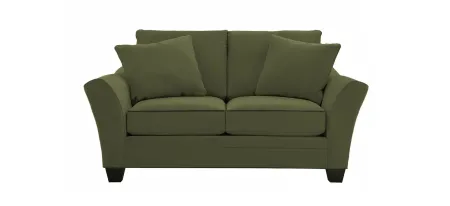 Briarwood Loveseat in Suede So Soft Pine by H.M. Richards