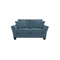 Briarwood Loveseat in Suede So Soft Lagoon by H.M. Richards