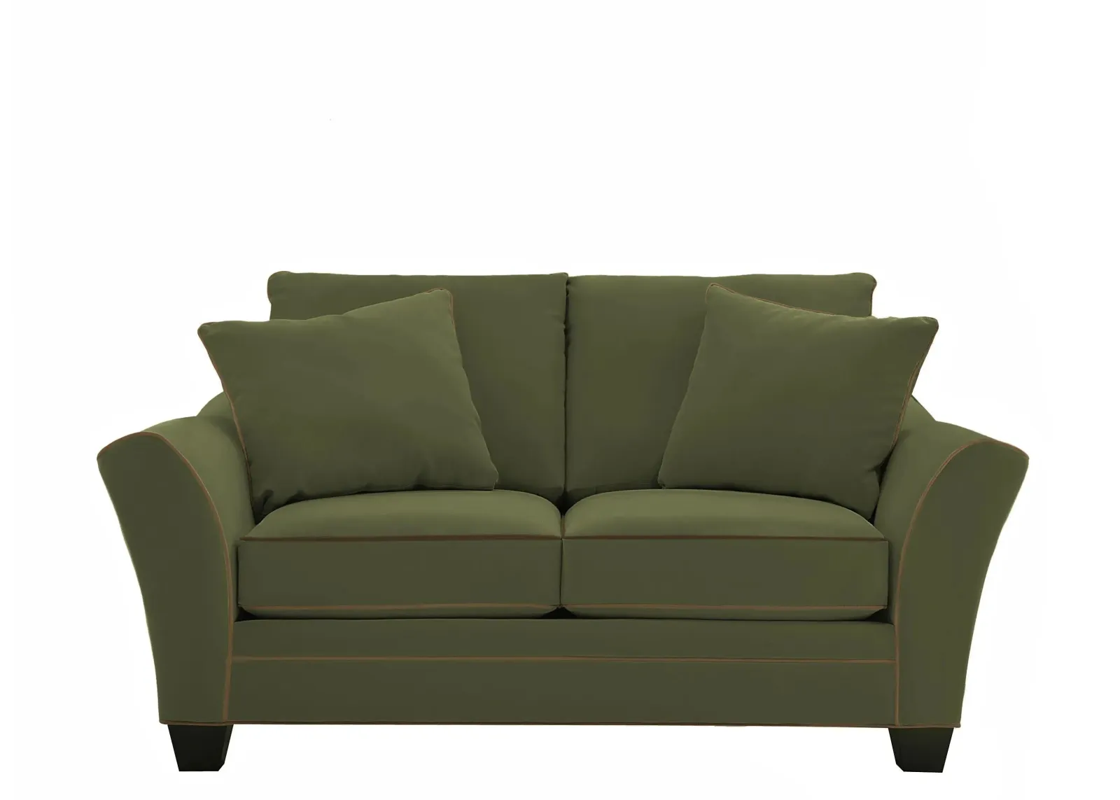 Briarwood Loveseat in Suede So Soft Pine/Khaki by H.M. Richards