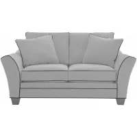 Briarwood Loveseat in Suede So Soft Platinum/Slate by H.M. Richards