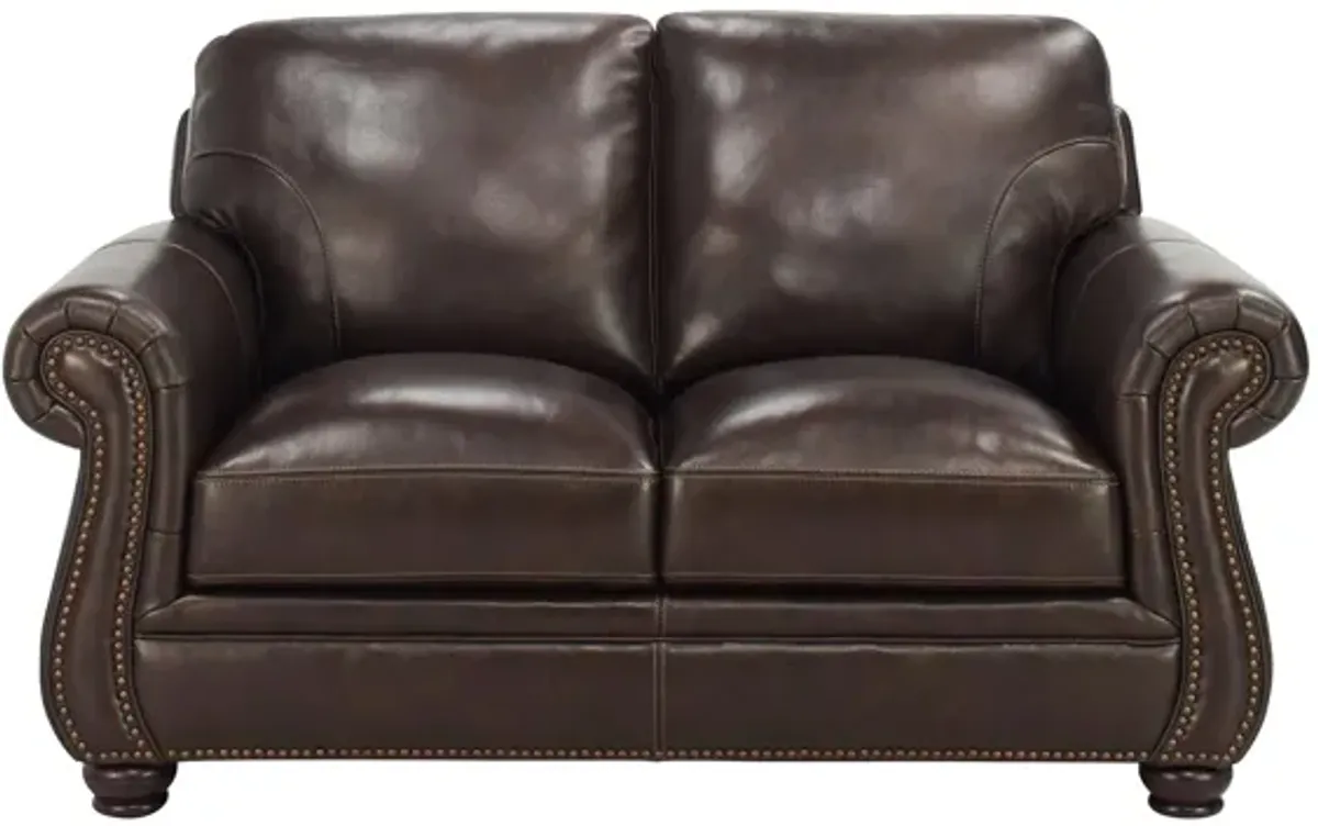 Alistair Leather Loveseat