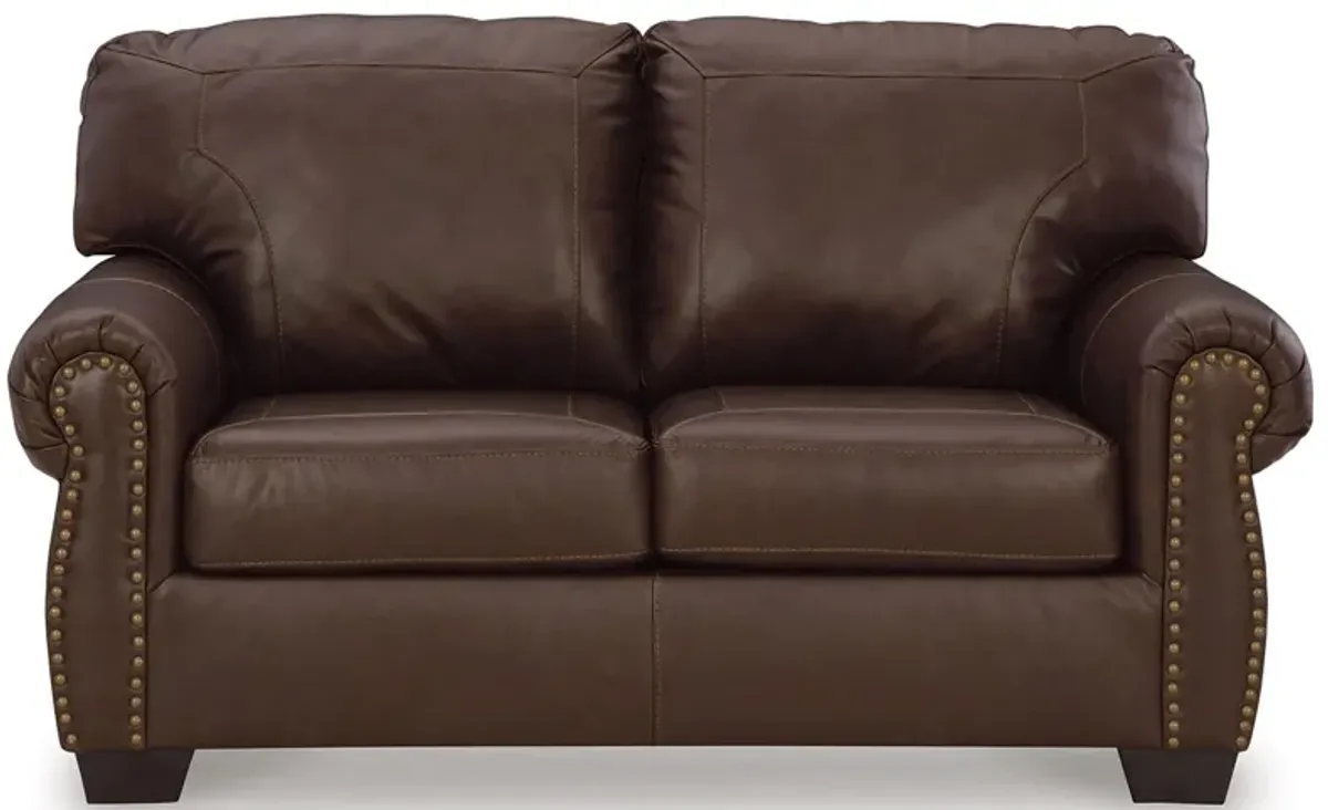 Colleton Loveseat in Dark Brown by Ashley Furniture