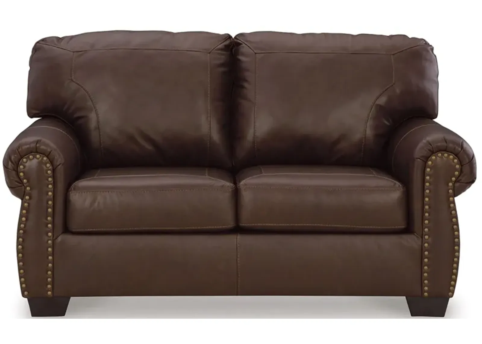 Colleton Loveseat in Dark Brown by Ashley Furniture