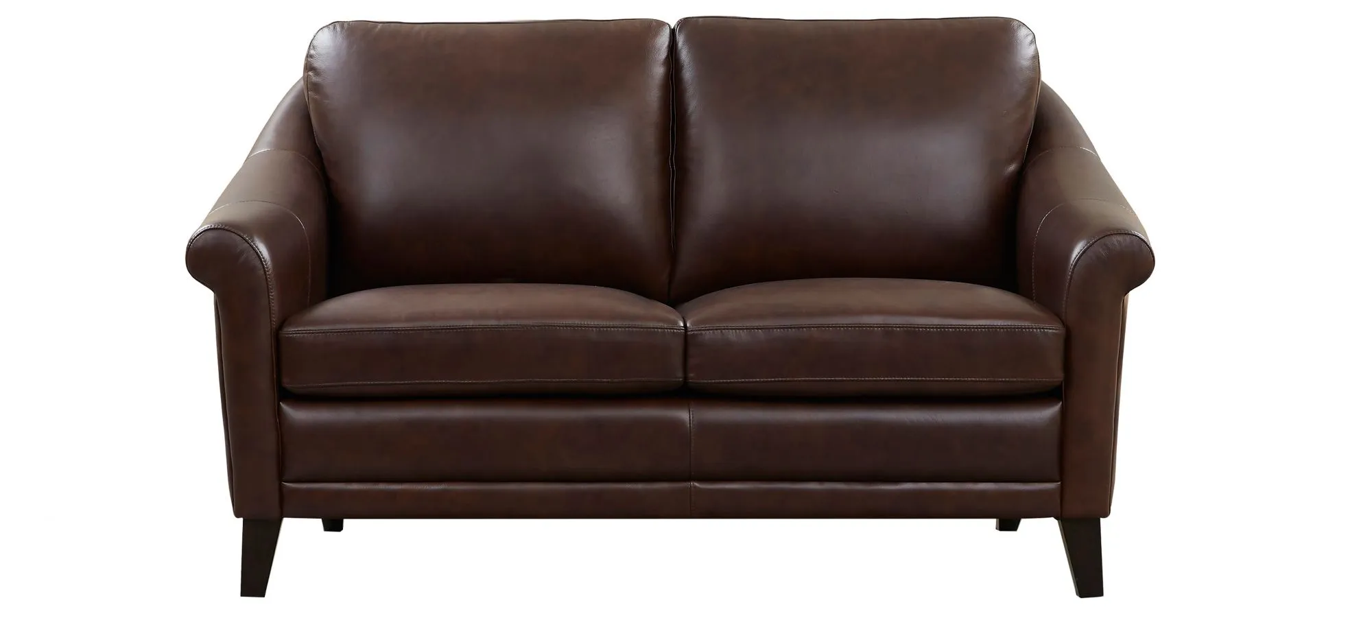 Soler Loveseat in Brown by GTR Leather Inc