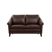 Soler Loveseat in Brown by GTR Leather Inc