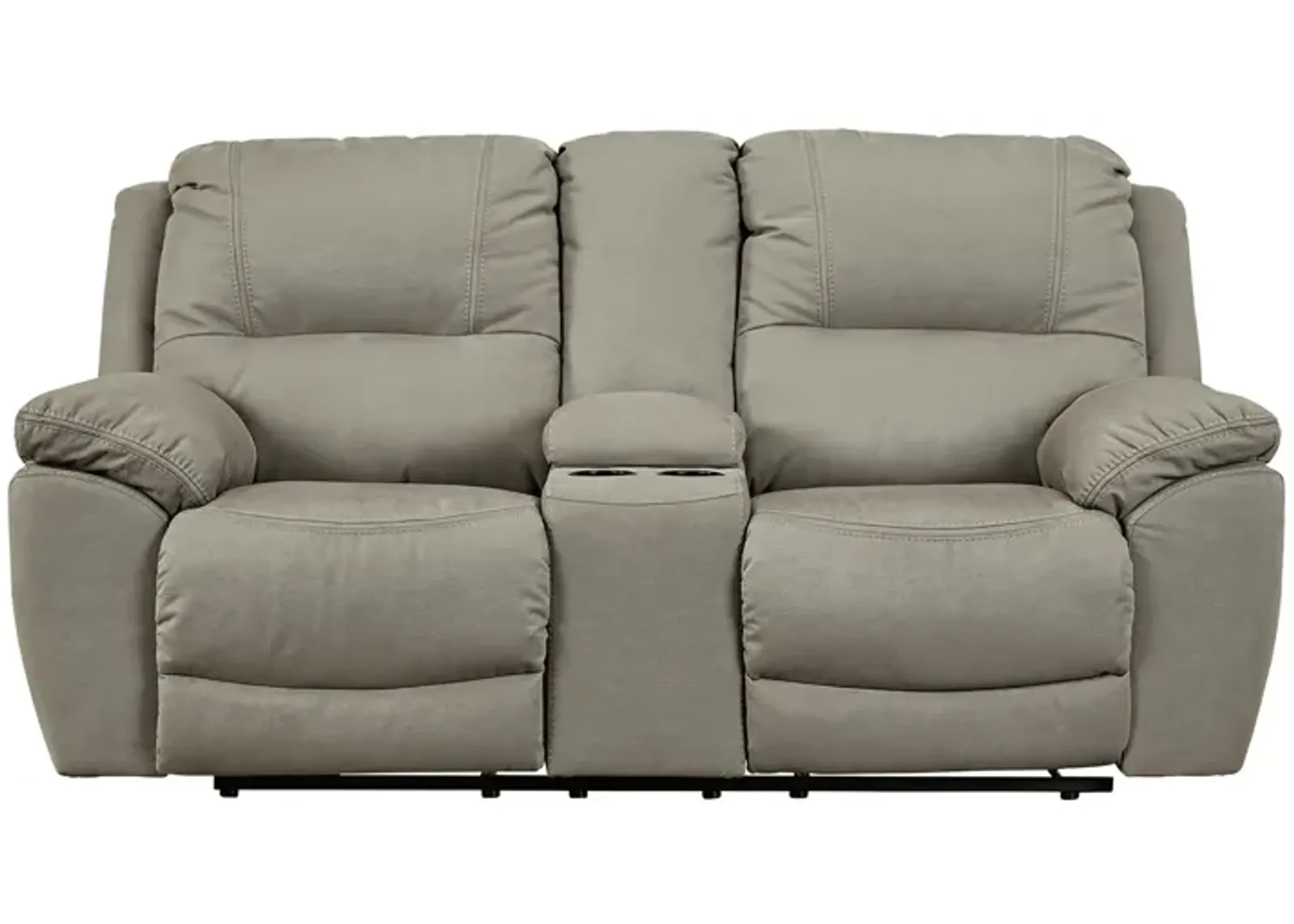 Next-Gen Gaucho Power Reclining Loveseat with Console in Putty by Ashley Furniture