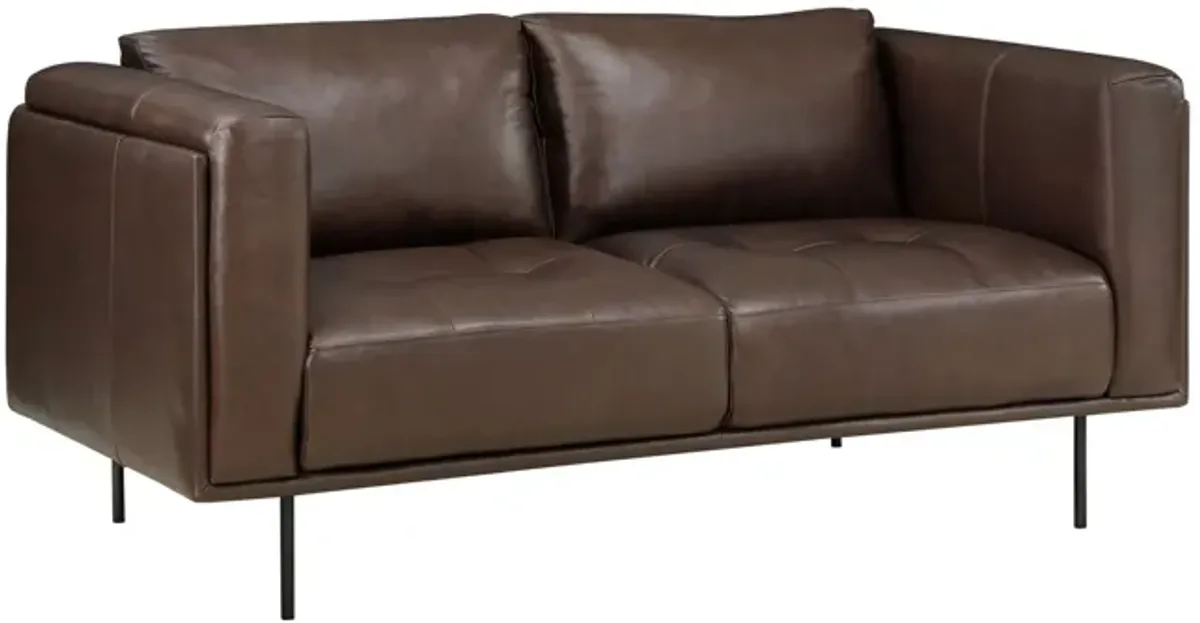 Holleman Loveseat in Brown by Homelegance