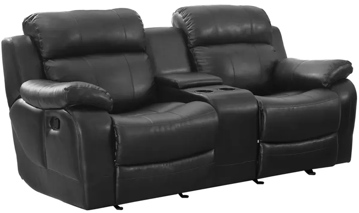 Dwyer Double Glider Reclining Love Seat With Center Console