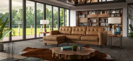 Noah Full XL Sectional Sleeper in Labrador 03 by Luonto Furniture