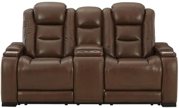 The Man-Den Power Reclining Loveseat with Console