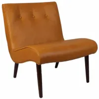 Alexis Living Room Chair in Vintage Caramel by New Pacific Direct