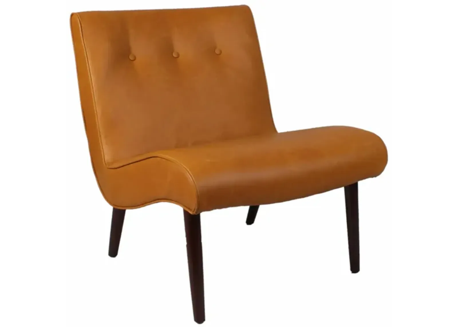 Alexis Living Room Chair in Vintage Caramel by New Pacific Direct