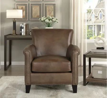 Tiverton Accent chair in Brown by Homelegance