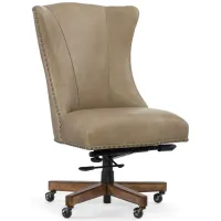Lynn Executive Swivel Tilt Chair in Beige by Hooker Furniture