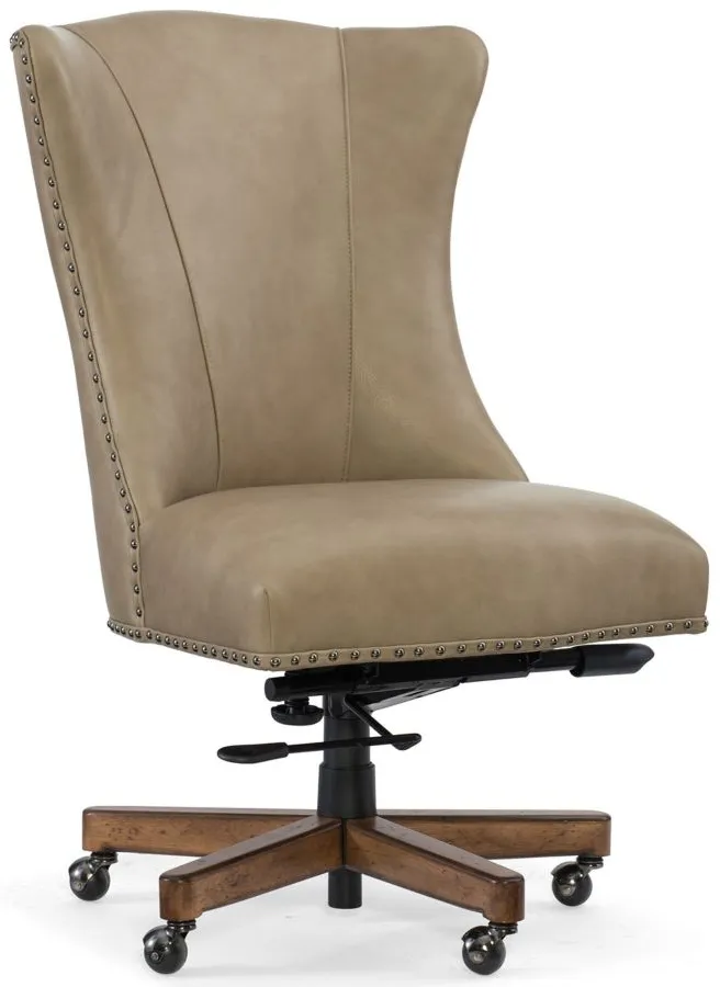 Lynn Executive Swivel Tilt Chair in Beige by Hooker Furniture
