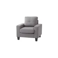 Newbury Club Chair by Glory Furniture in Gray by Glory Furniture