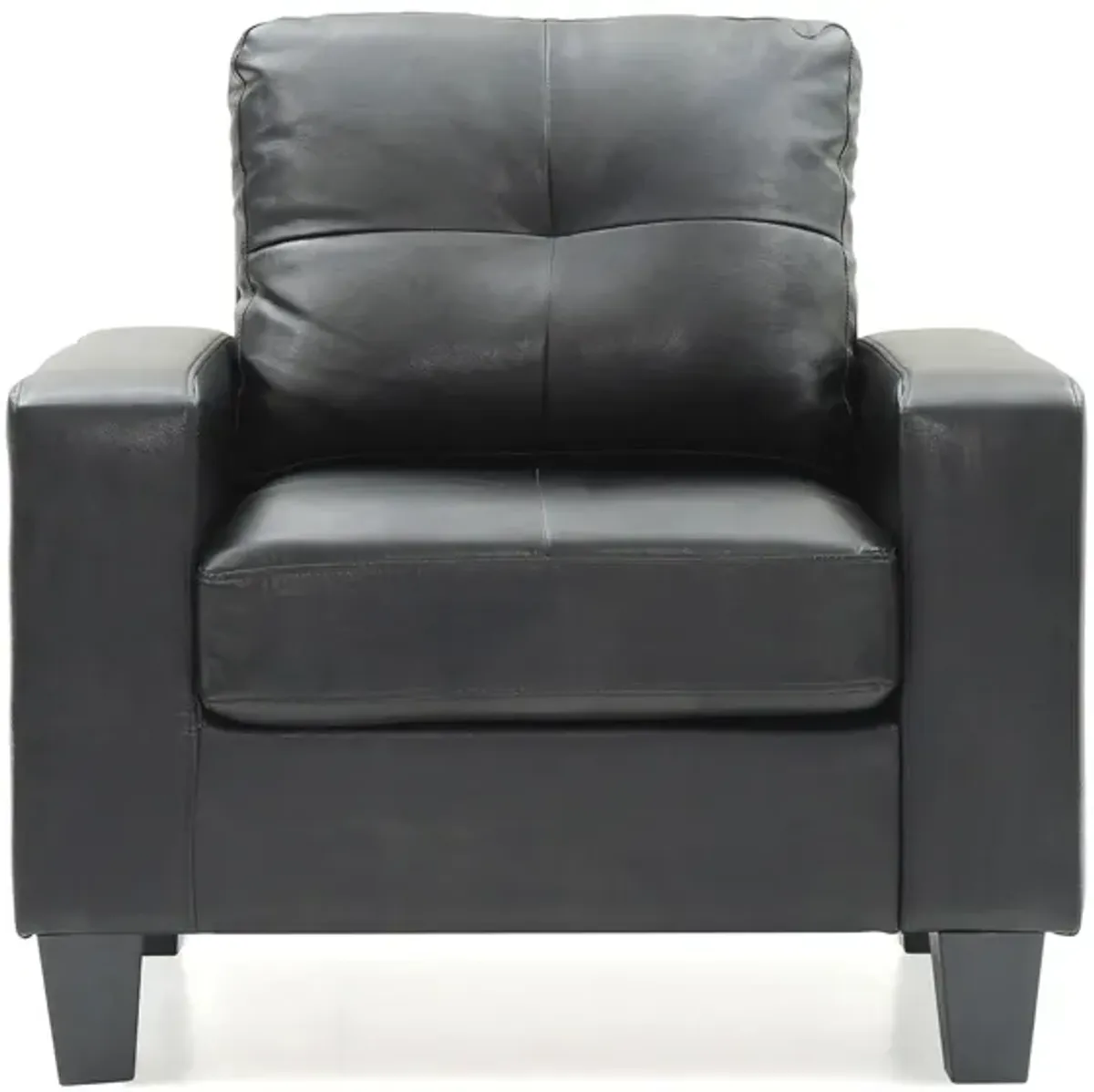 Newbury Club Chair by Glory Furniture in Black by Glory Furniture