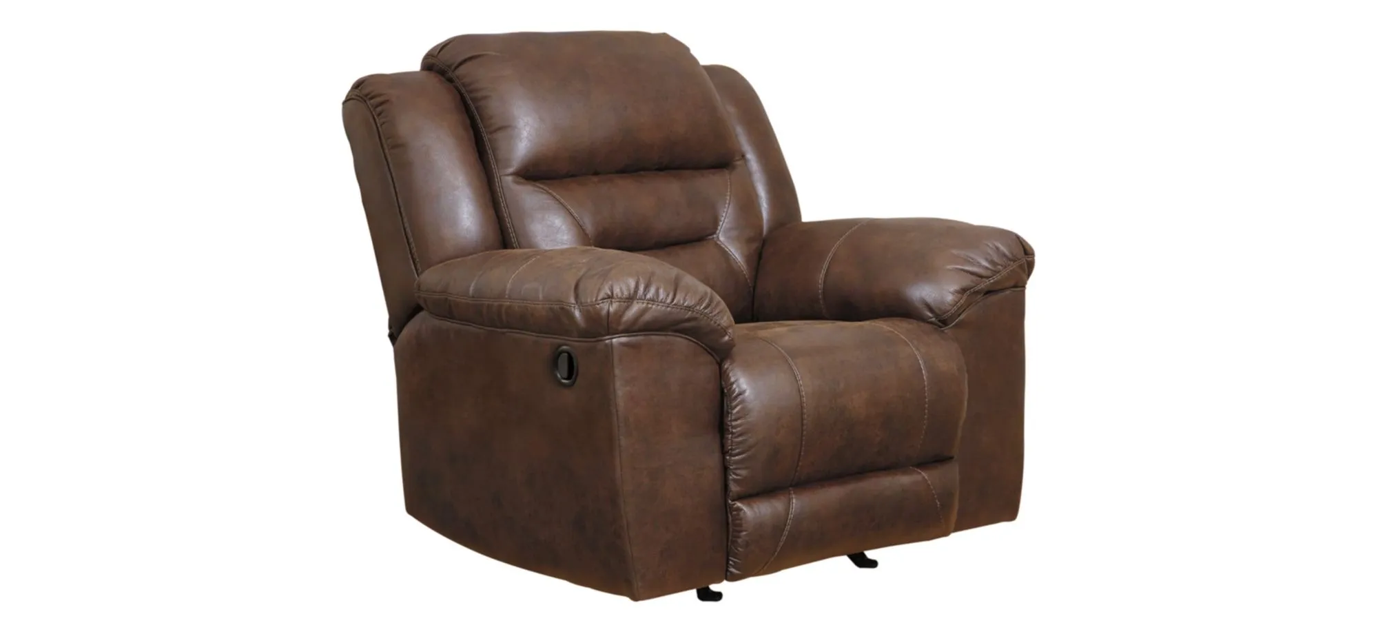 Stoneland Rocker Recliner in Chocolate by Ashley Furniture