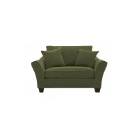 Briarwood Chair-and-a-Half in Suede So Soft Pine/Khaki by H.M. Richards