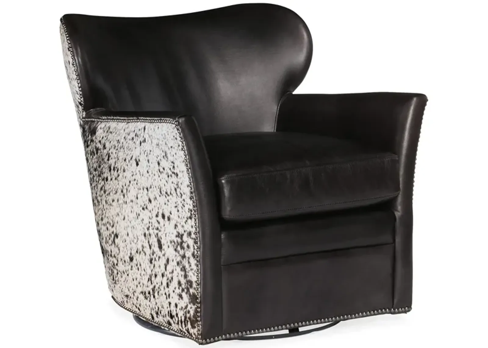 Kato Leather Swivel Chair