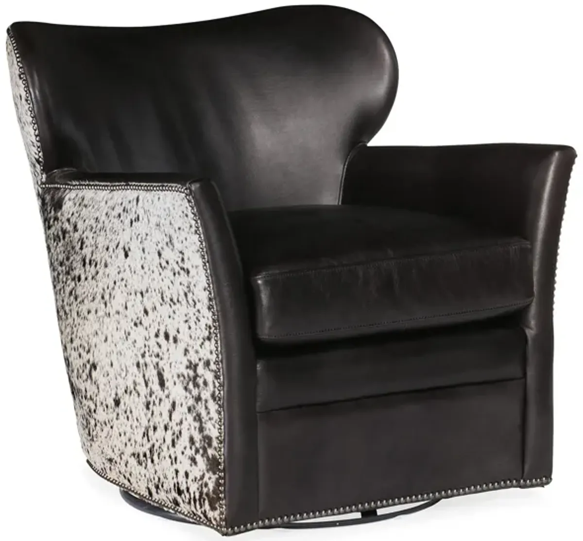 Kato Leather Swivel Chair