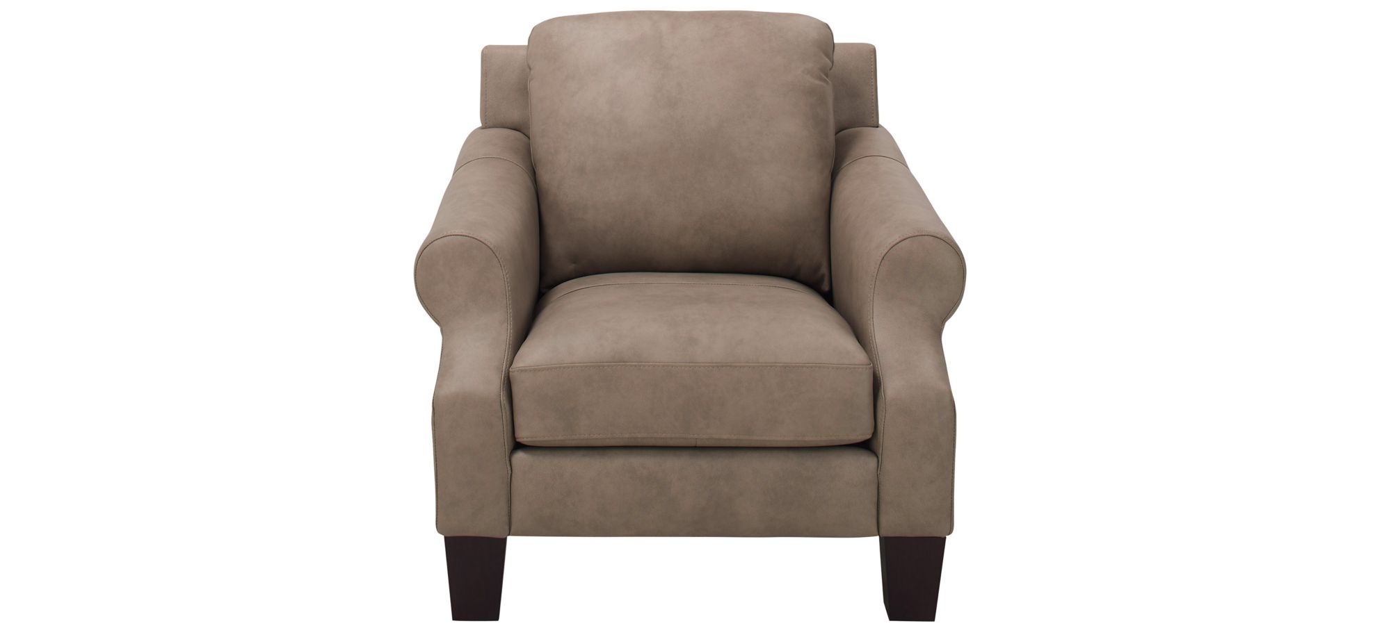 Marlette Leather Chair in Taupe by Bellanest