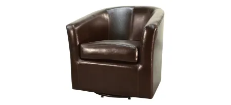 Hayden Accent Chair in Brown by New Pacific Direct