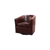 Hayden Accent Chair in Saddle Brown by New Pacific Direct