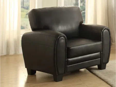 Bianca Chair in Black by Homelegance