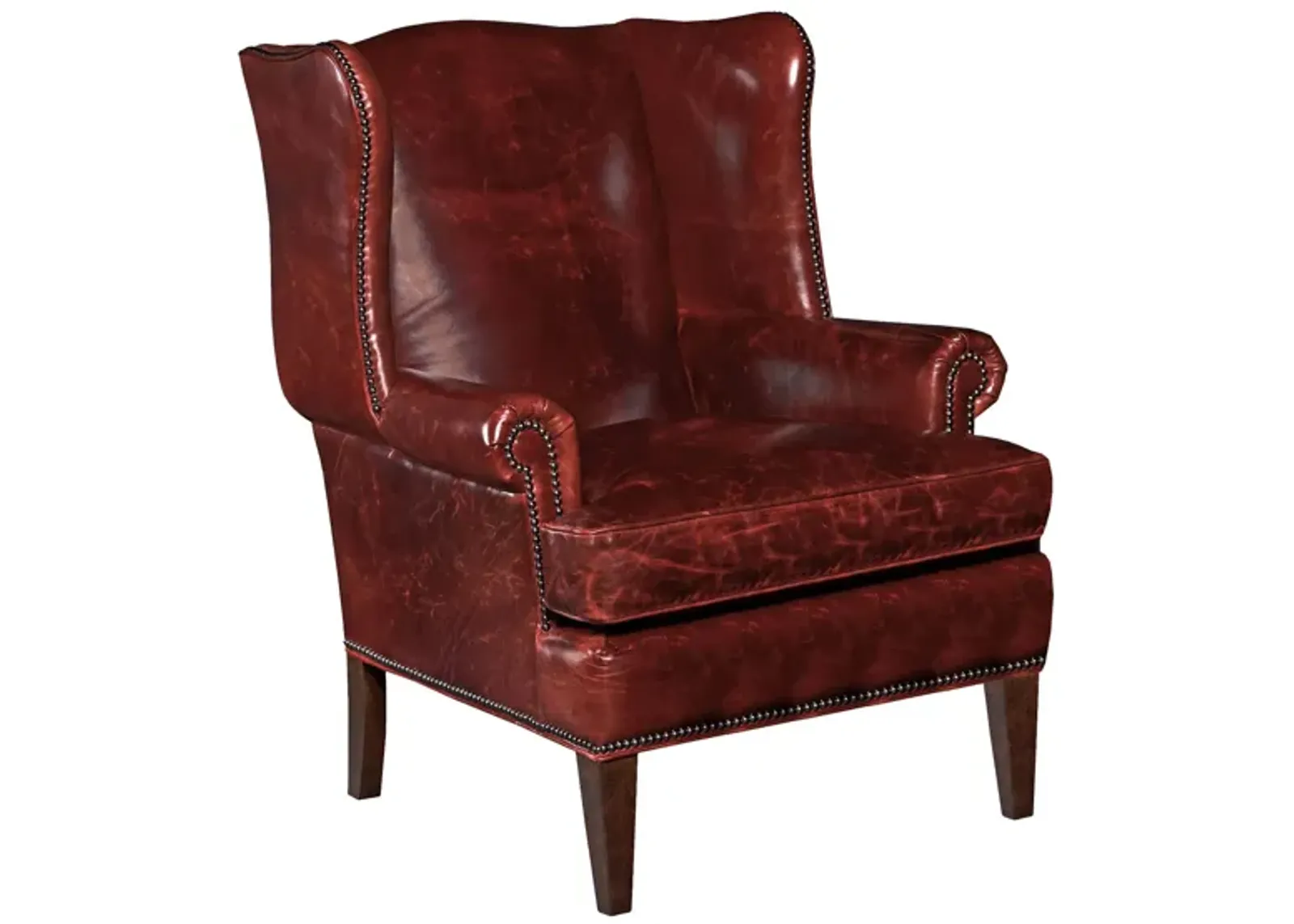 Blakeley Club Chair in Red by Hooker Furniture