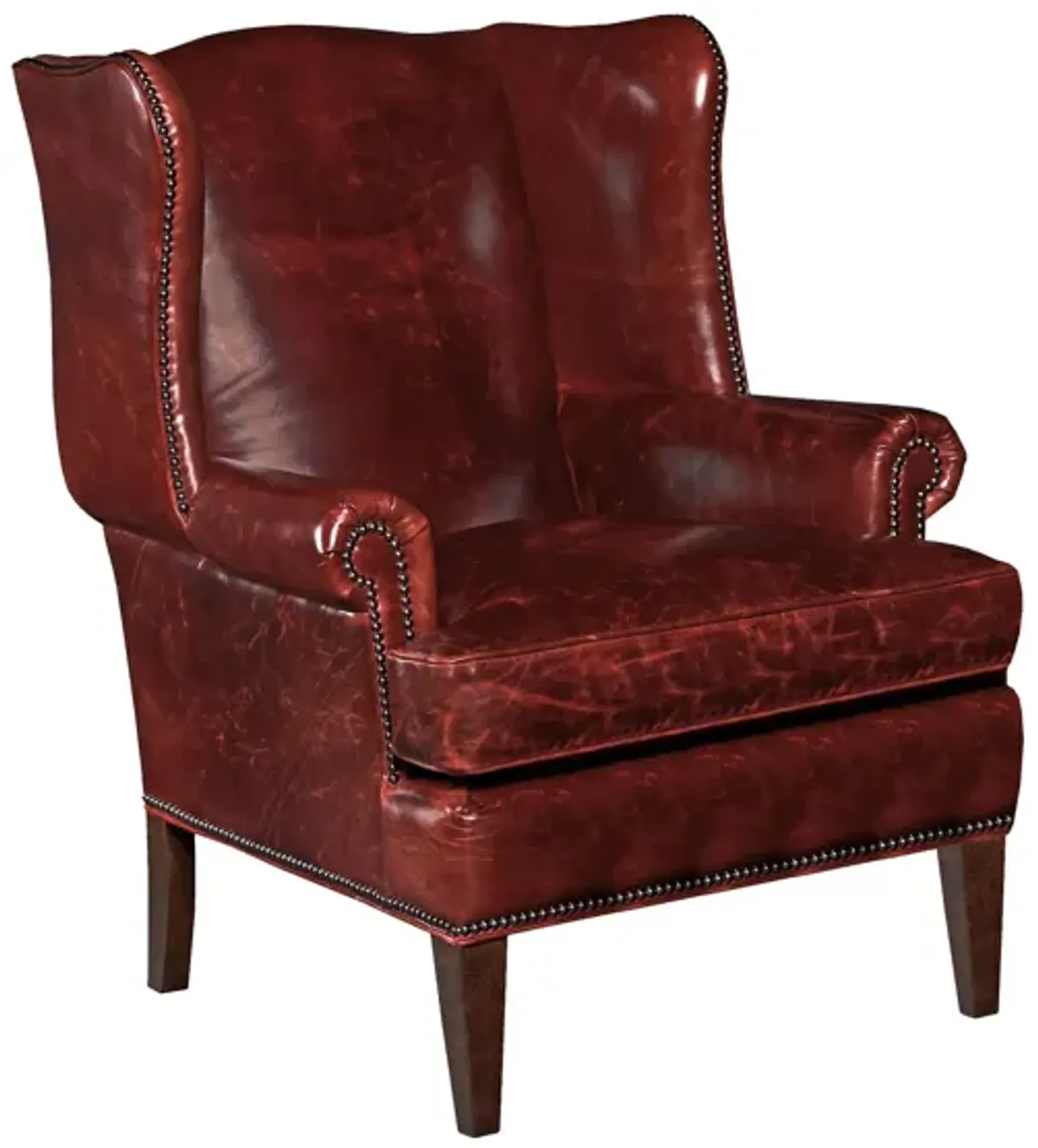 Blakeley Club Chair in Red by Hooker Furniture