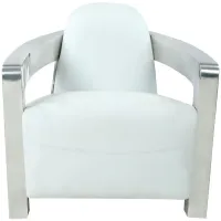 Karina Chair in White by Chintaly Imports
